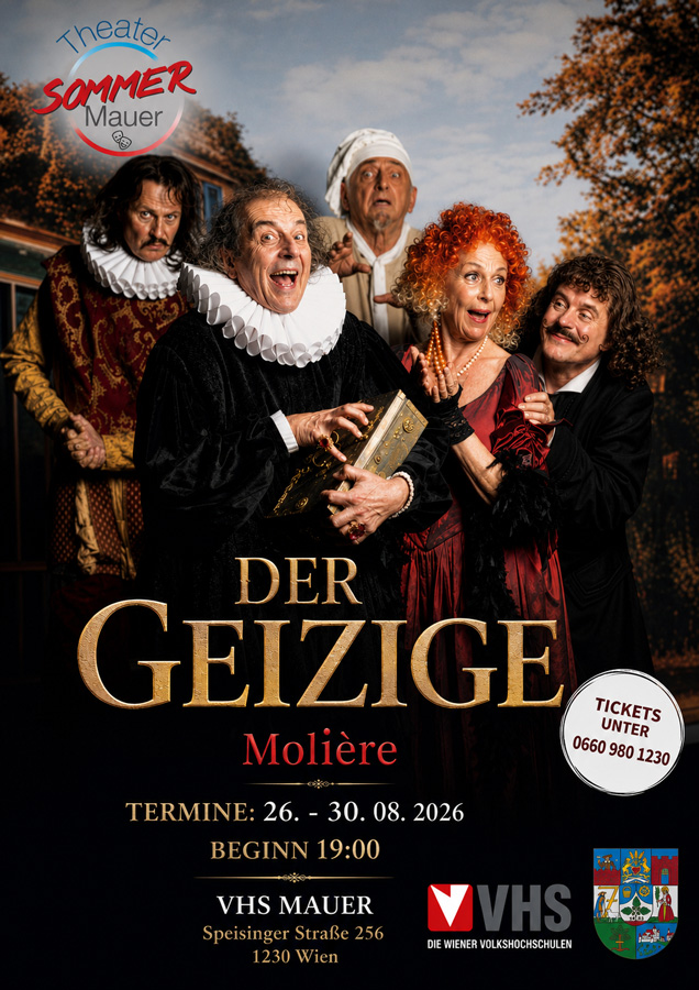 Der Geizige, Plakat © Theater Sommer Maier