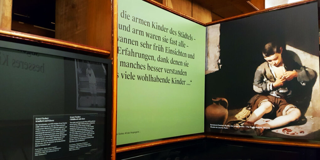 Woher wir kommen, Ausstellungsansicht  