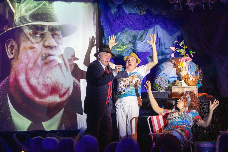 Mafiaboss ganz nah: Pauli Wimberger, Konstantin & Tamara © Jürgen Hammerschmid