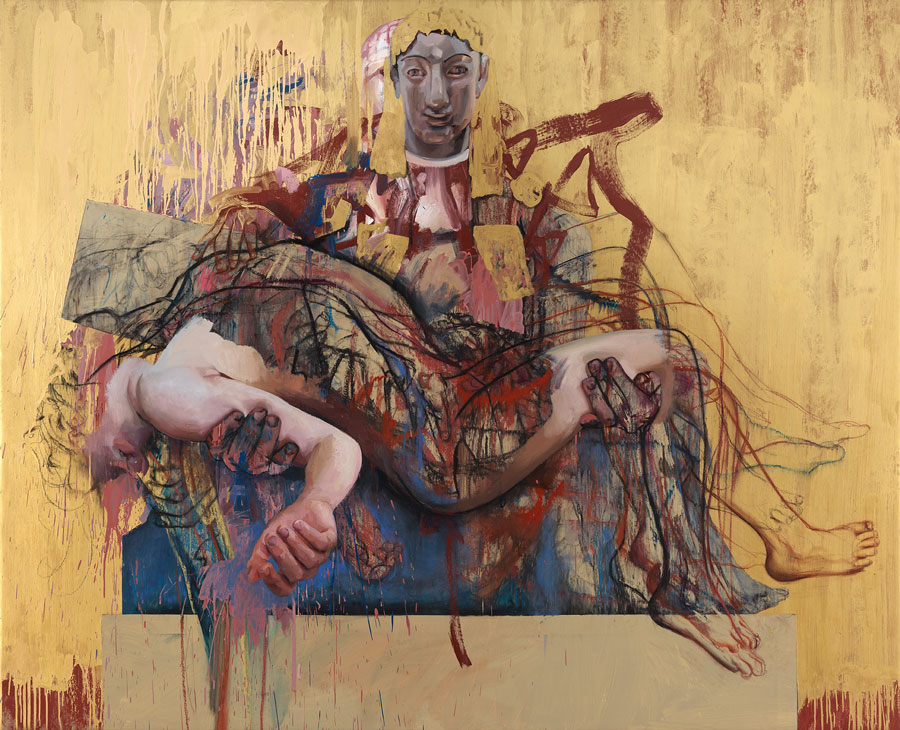  Jenny Saville Byzantium, 2018 © Jenny Saville / Bildrecht, Wien 2025 Foto: Mike Bruce. 