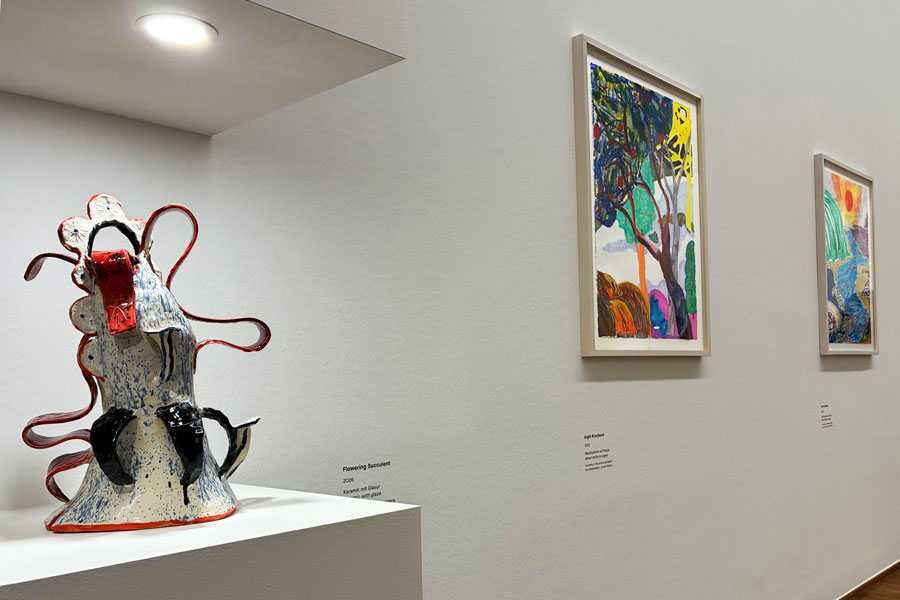 Shara Hughes, Sink in, Ausstellungsansicht