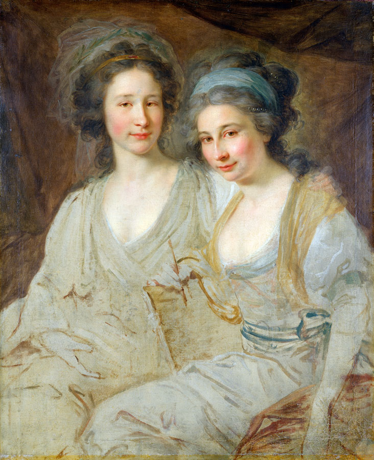 Johann Baptist Lampi der Ältere, Zoë und Adelaide von Tomatis, 1788/89 Foto: Johannes Stoll Johann Baptist Lampi der Ältere, Zoë und Adelaide von Tomatis, 1788/89 Foto: Johannes Stoll