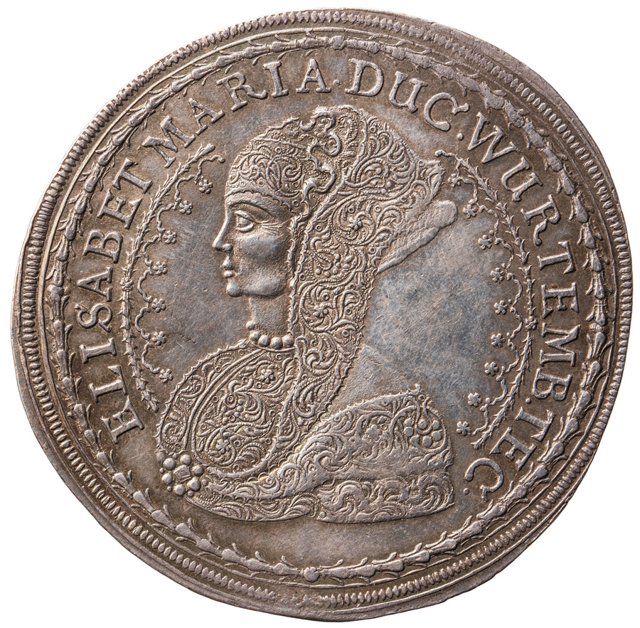 Sterbetaler auf Herzogin Elisabeth Maria von Württemberg-Öls, Kunsthistorisches Museum, Münzkabinett Sterbetaler auf Herzogin Elisabeth Maria von Württemberg-Öls, Kunsthistorisches Museum, Münzkabinett