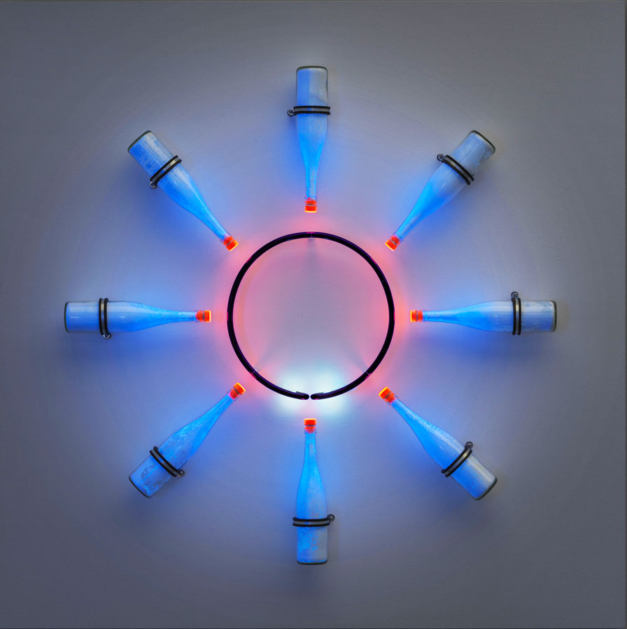 Brigitte Kowanz, 1 × 8, 1988/2019 © ESTATE BRIGITTE KOWANZ / Bildrecht, Wien 2025 