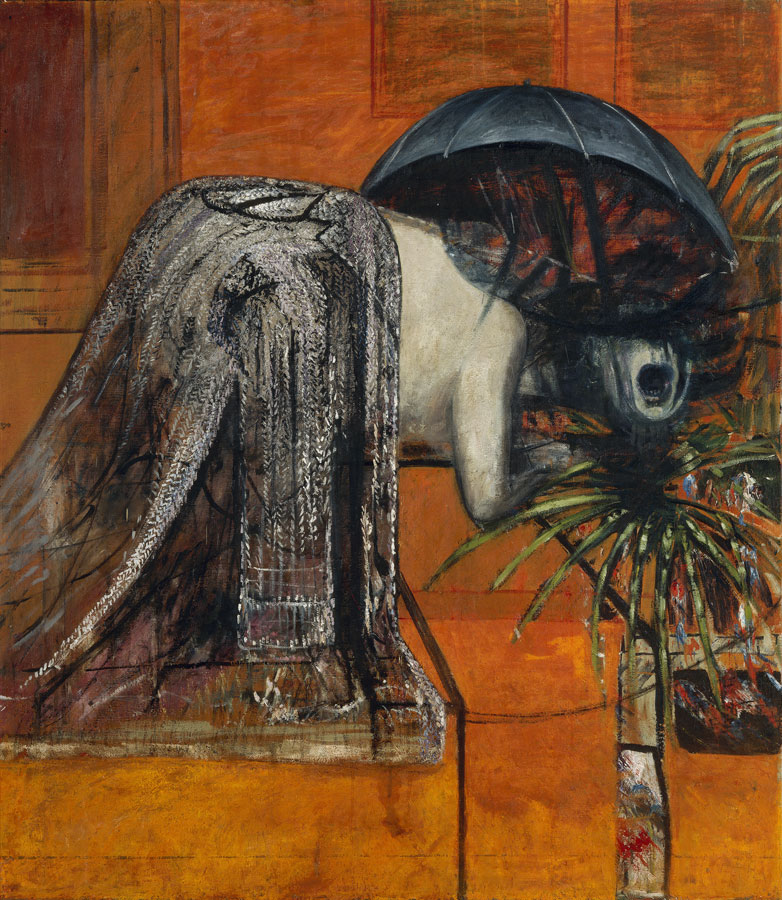 Francis Bacon Figurenstudie II, 1945/46, National Gallery of Scotland, Leihgabe der Huddersfield Francis Bacon Figurenstudie II, 1945/46, National Gallery of Scotland, Leihgabe der Huddersfield