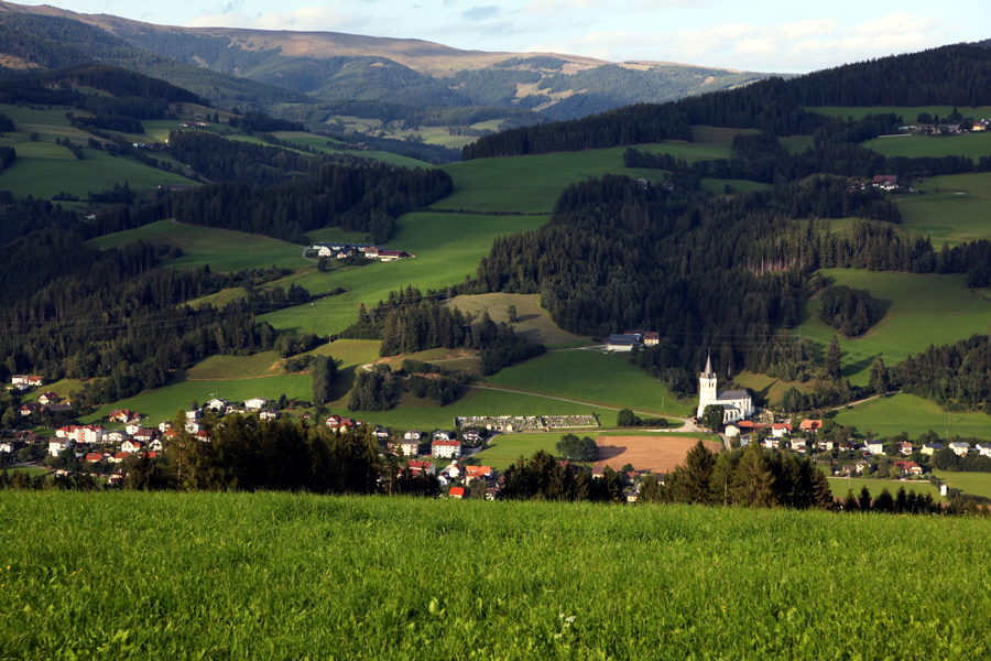 Der Blick auf Bad St. Leonhard