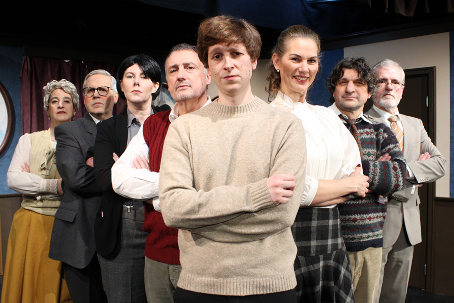 Die Mausefalle, Ensemble © Peter Buchecker