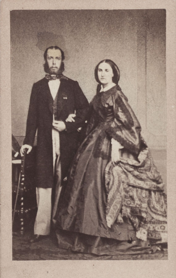 Fotograf unbekannt, Maximilian I. von Mexiko (1832-1867) und Charlotte von Mexiko, um 1865