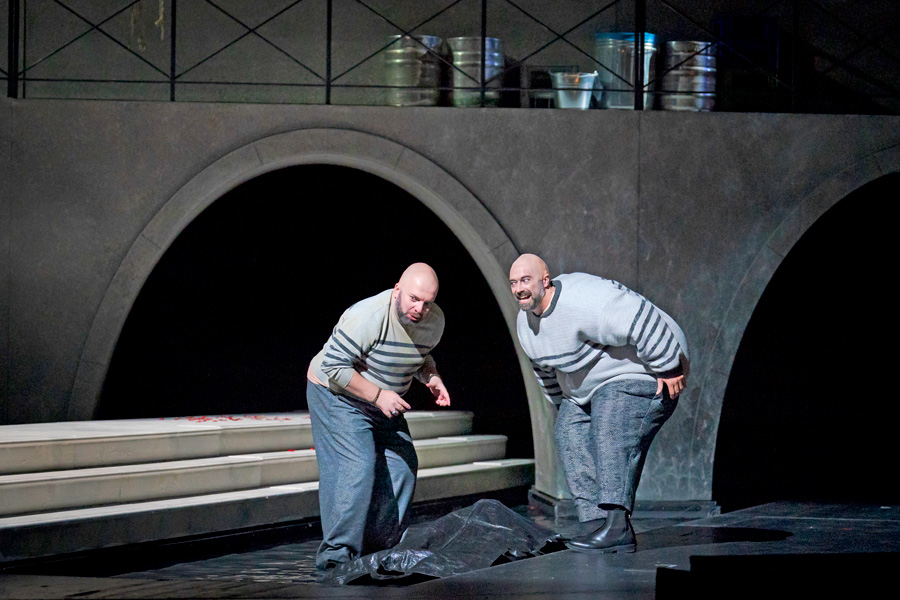 Nikoloz Lagvilava, Wilfried Zelinka © Werner Kmetitsch, Oper Graz Nikoloz Lagvilava, Wilfried Zelinka © Werner Kmetitsch, Oper Graz