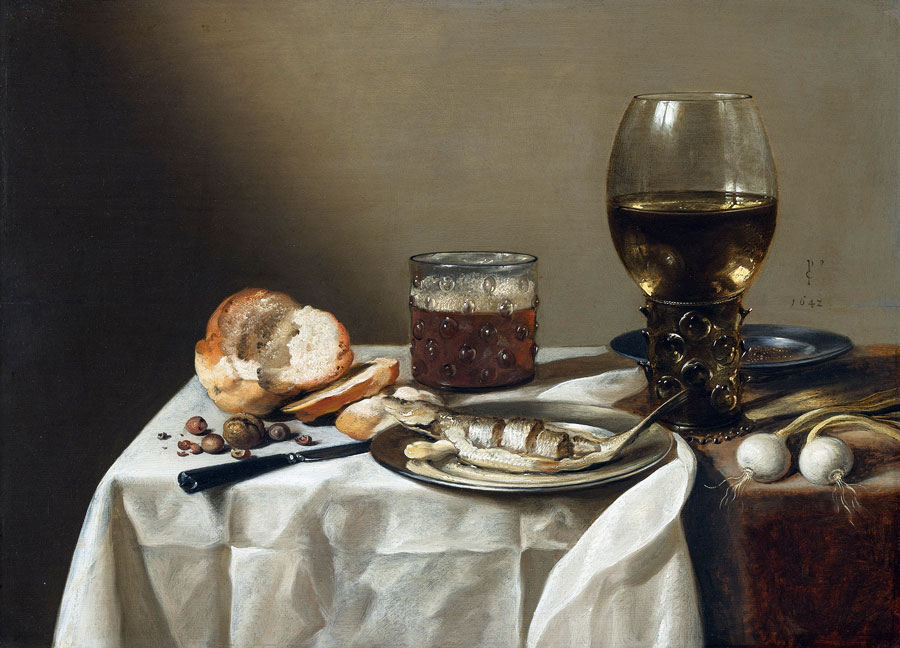 Pieter Claesz, Stillleben mit Glaspokal © Foto: UMJ/N. Lackner