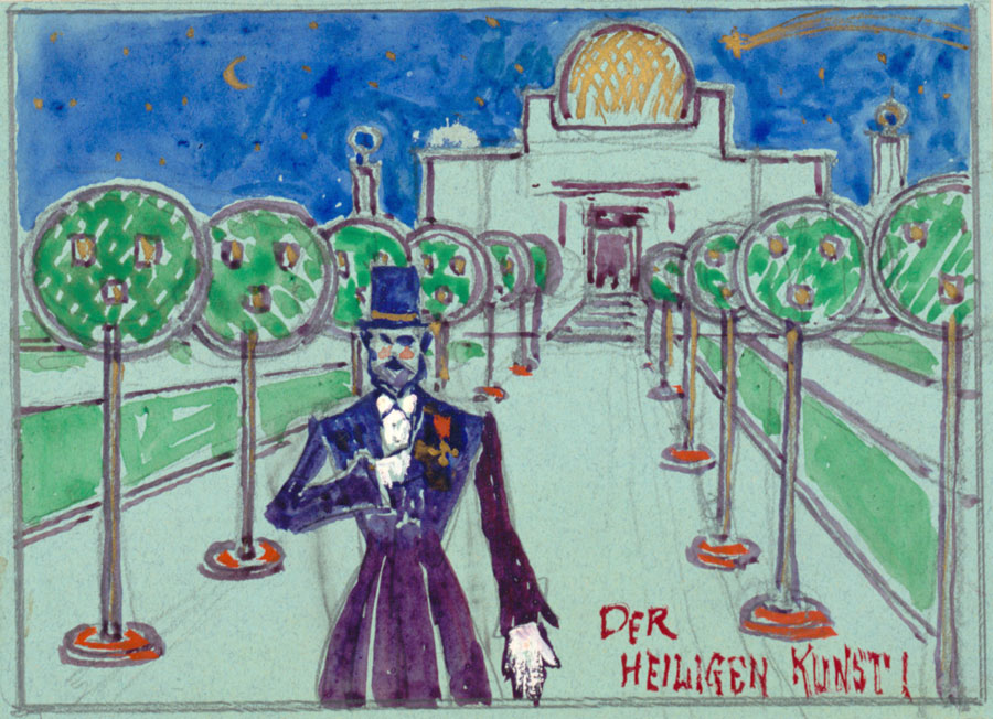 Rudolf Konopa Der heiligen Kunst, 1898 © Foto: ALBERTINA, Wien