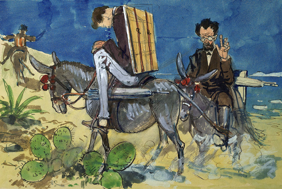 Maximilian Lenz Studienreise in Taormina, um 1894 © Foto: ALBERTINA, Wien