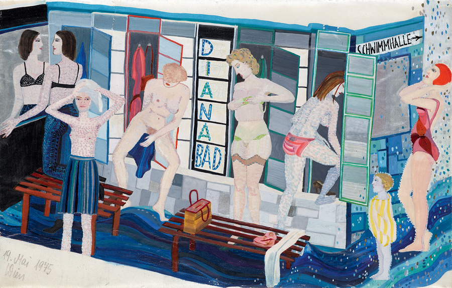  Friedl Kubelka, Dianabad, 1975  Foto: Johannes Stoll / Belvedere, Wien, © Bildrecht, Wien 2026