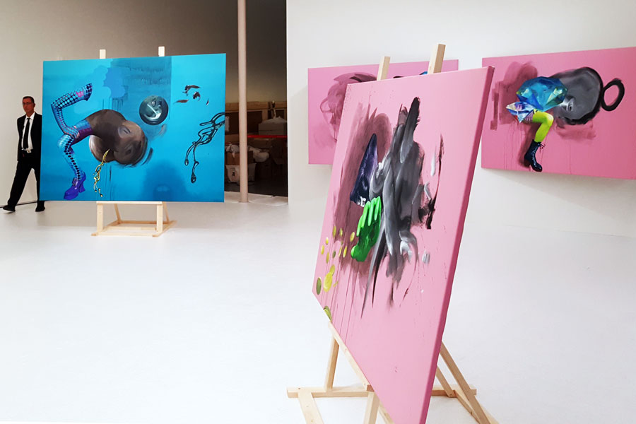 Ausstellungsansicht „Ashley Hans Scheirl"