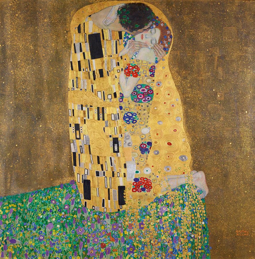 Gustav Klimt Der Kuss © Belvedere Wien