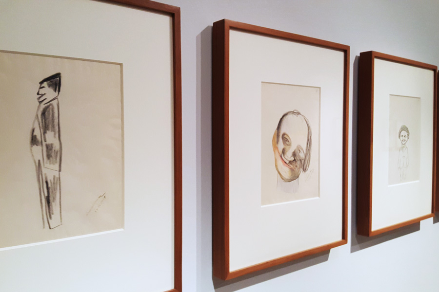 Zu Gast bei Arnold Schönberg, Ausstellungsansicht