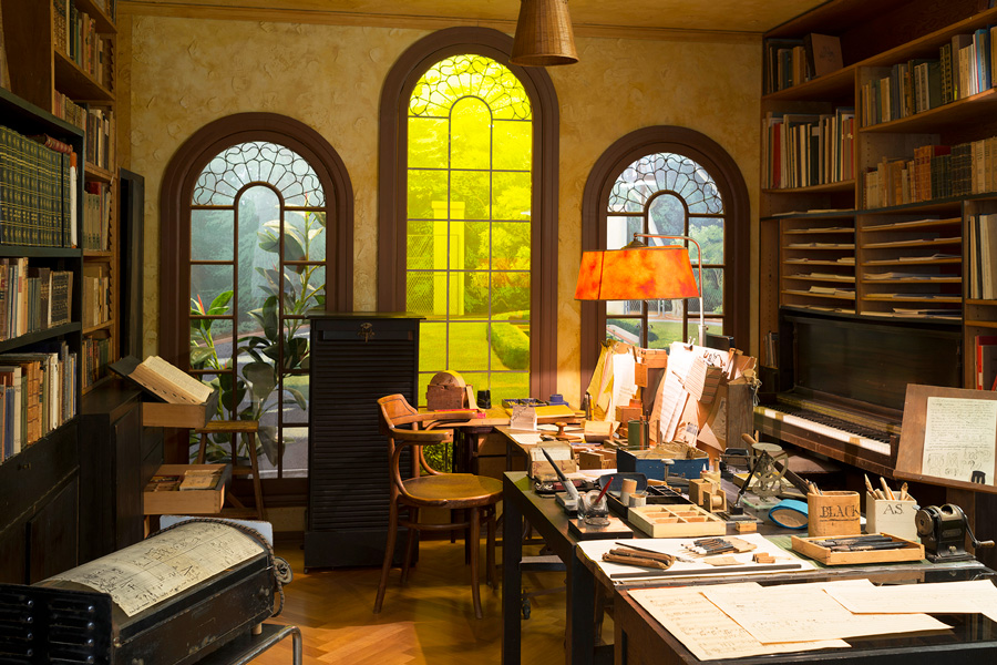 Arnold Schönbergs Arbeitszimmer Los Angeles © Hannes Böck