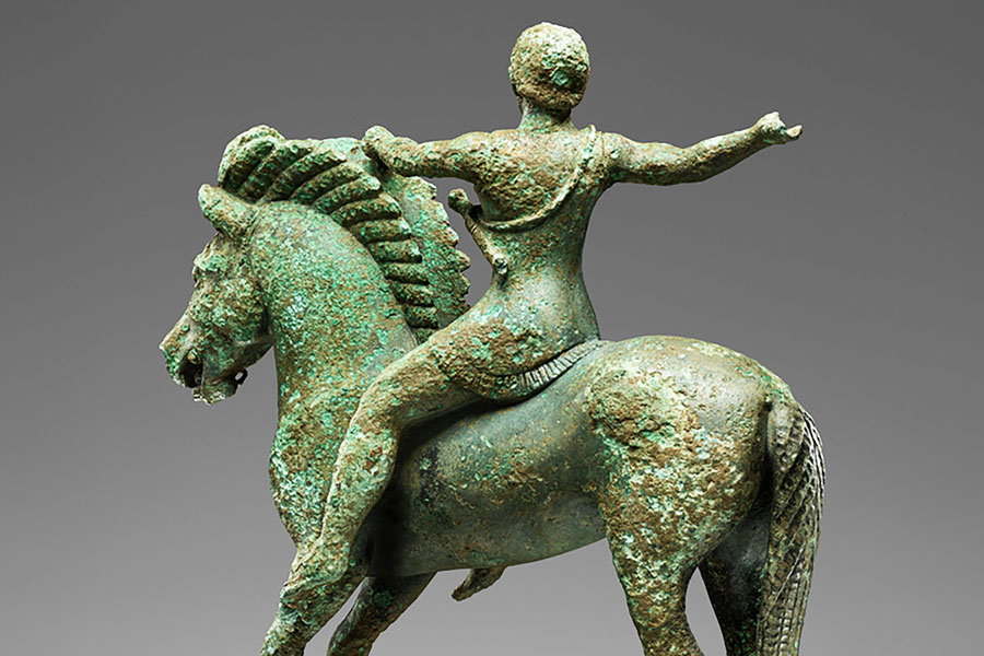Reiterfigur von Babunja © Albanische Akademie der Wissenschaften/J. Paul Getty Trust