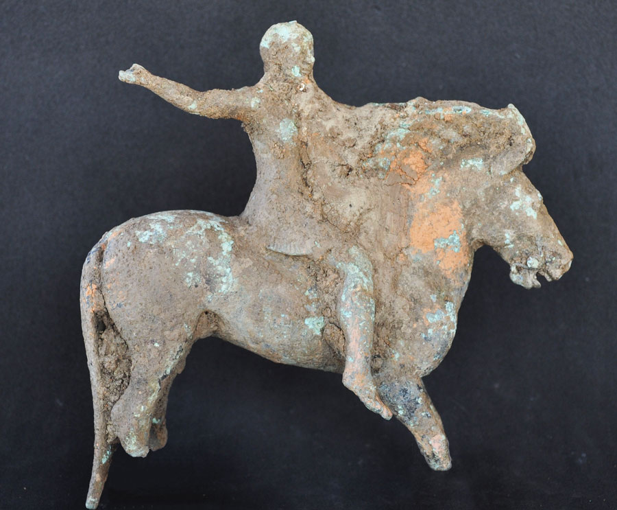 Reiterfigur von Babunja © Albanische Akademie der Wissenschaften/J. Paul Getty Trust