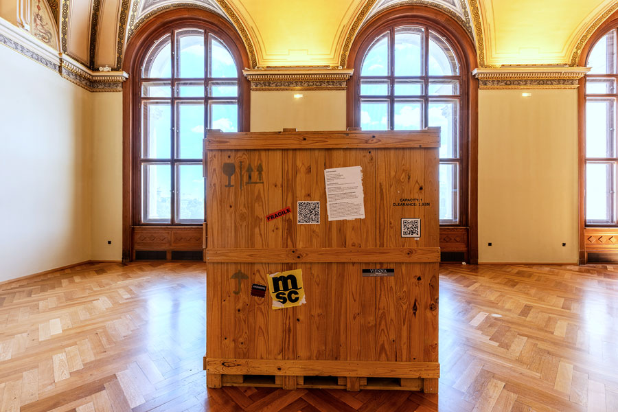 Verfrachtet, Ausstellungsansicht © NHM Wien, W. Bauer-Thell