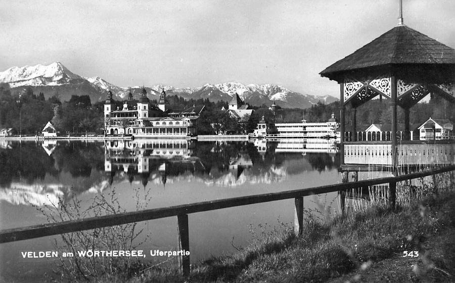 Schloss Velden historisch © AKON/Österreichische Nationalbibliothek