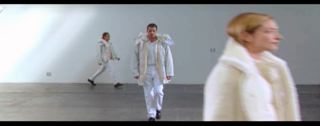 Séance de Travail Défilé # Hiver 98/99 mit Daniel Küpper, Armbruster, Tatjana Patitz. MAK Séance de Travail Défilé # Hiver 98/99 mit Daniel Küpper, Armbruster, Tatjana Patitz. MAK