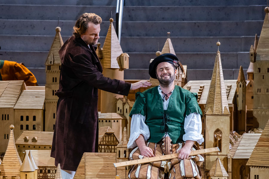 Magnus Vigilius (Walther von Stolzing), Matthias Stier (David) © Kirsten Nijhof