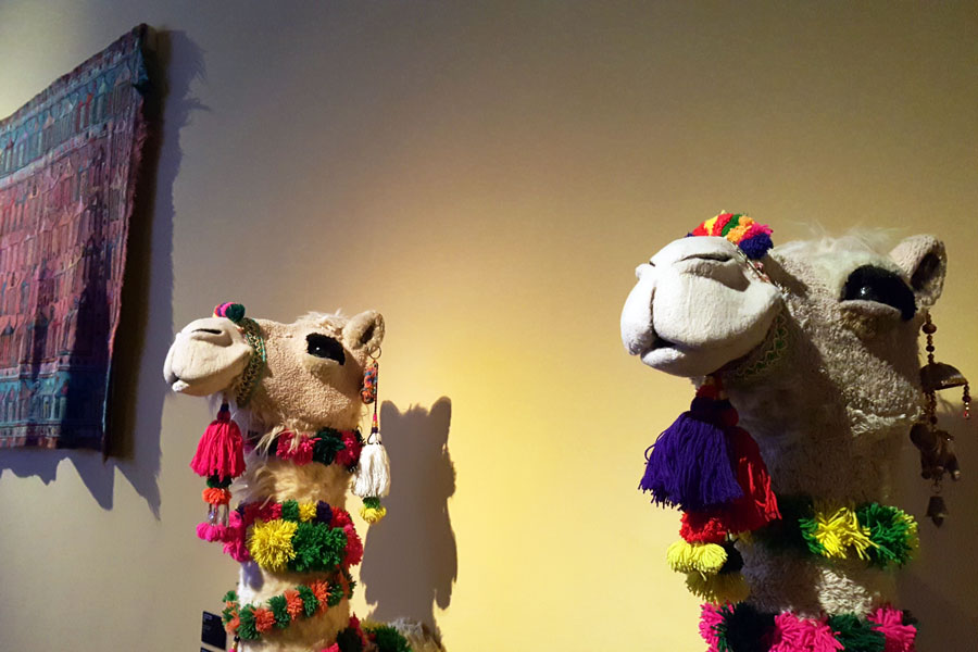 Auf dem Rücken der Kamele, Ausstellungsansicht