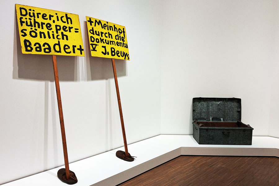 Arbeiten von Jpseph Beuys