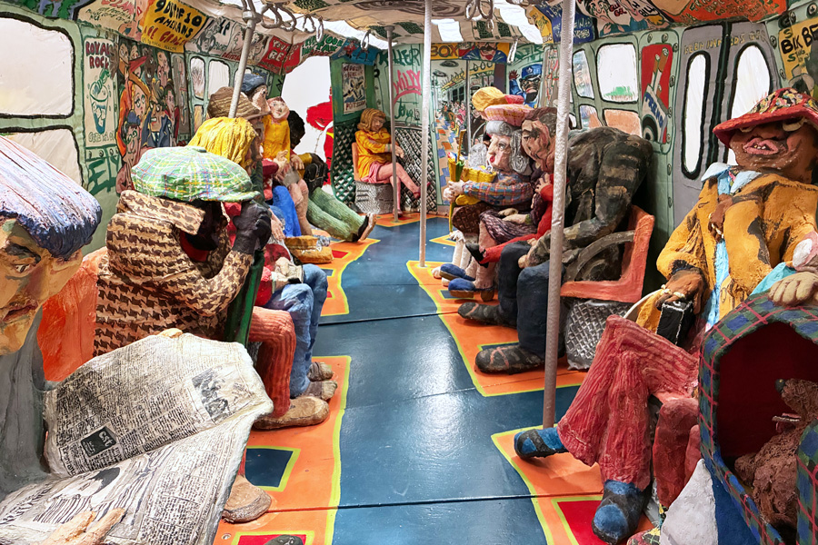 Red Grooms, Mimi Gross & The Ruckus Construction Company Ruckus Manhattan: Subway, 1975/76