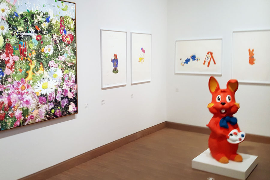 Damien Hirst Drawings, Ausstellungsansicht