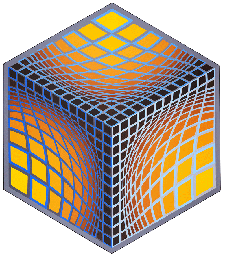 Victor Vasarely Parmenide, 1979 © Bildrecht, Wien 2026 Foto: ALBERTINA, Wien