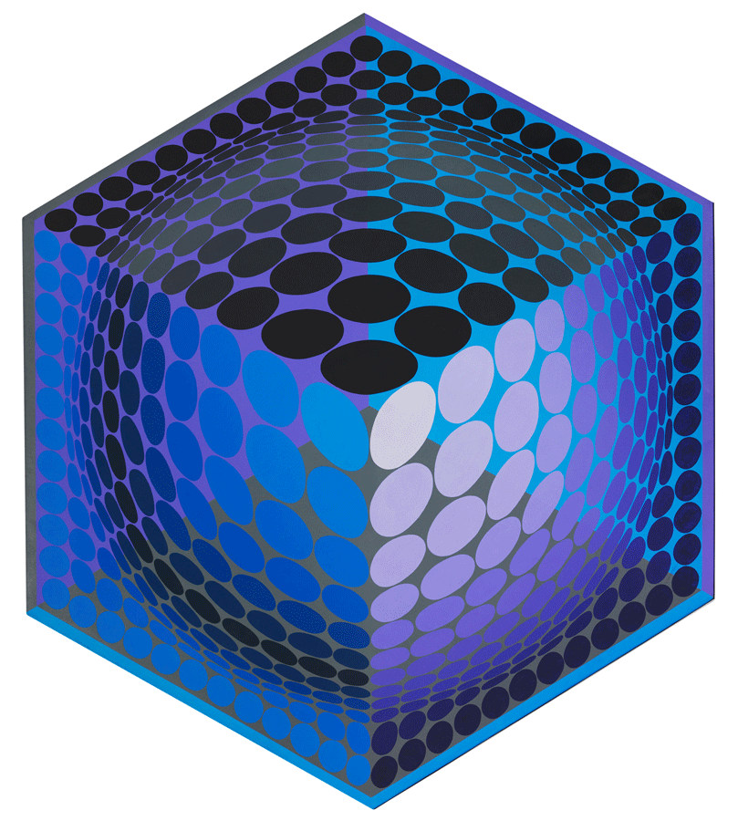 Victor Vasarely Empedocle, 1979 © Bildrecht, Wien 2026 Foto: Mischa Nawrata