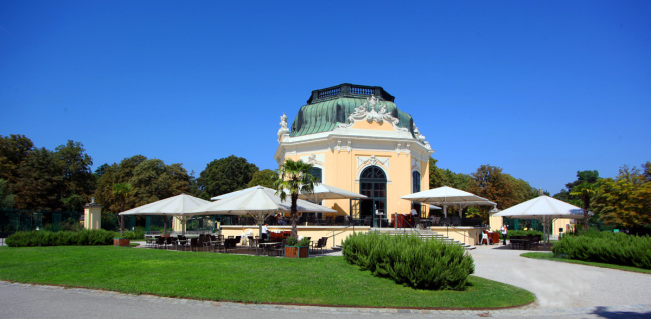 Kaiserpavillon im Zentrum der Menagerie Schönbrunn