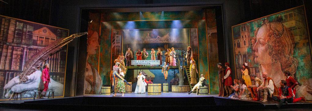Boccaccio, Ensemble und Bühne © Foto Hofer
