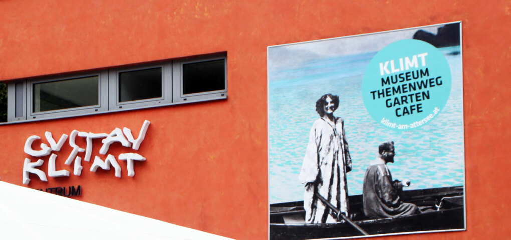 Nicht zu verfehlen: Das Gustav Klimt Zentrum in Schörfling