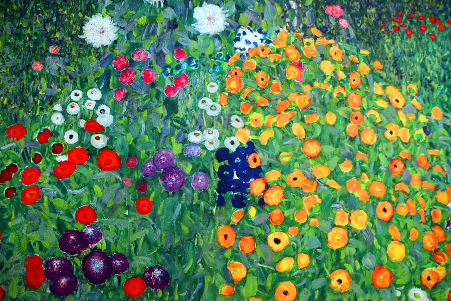 Gustav Klimt, Bauerngarten, 1907 (Detail)