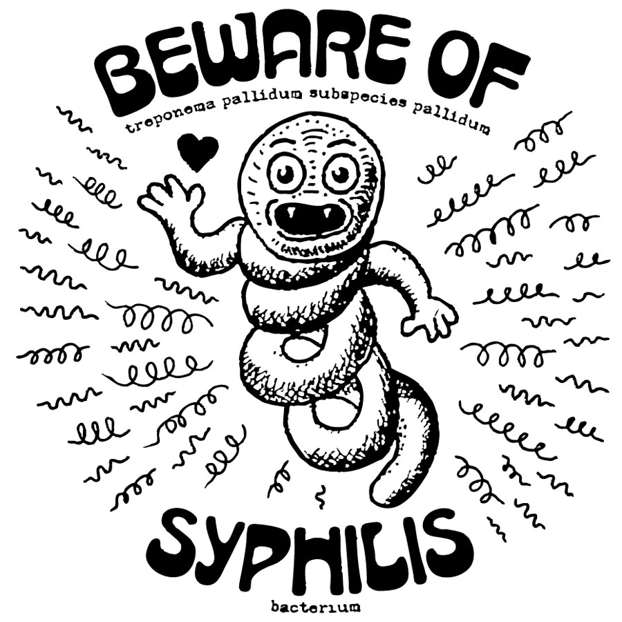  Comiczeichnung zu Syphilis © NHM Wien, L. Lick