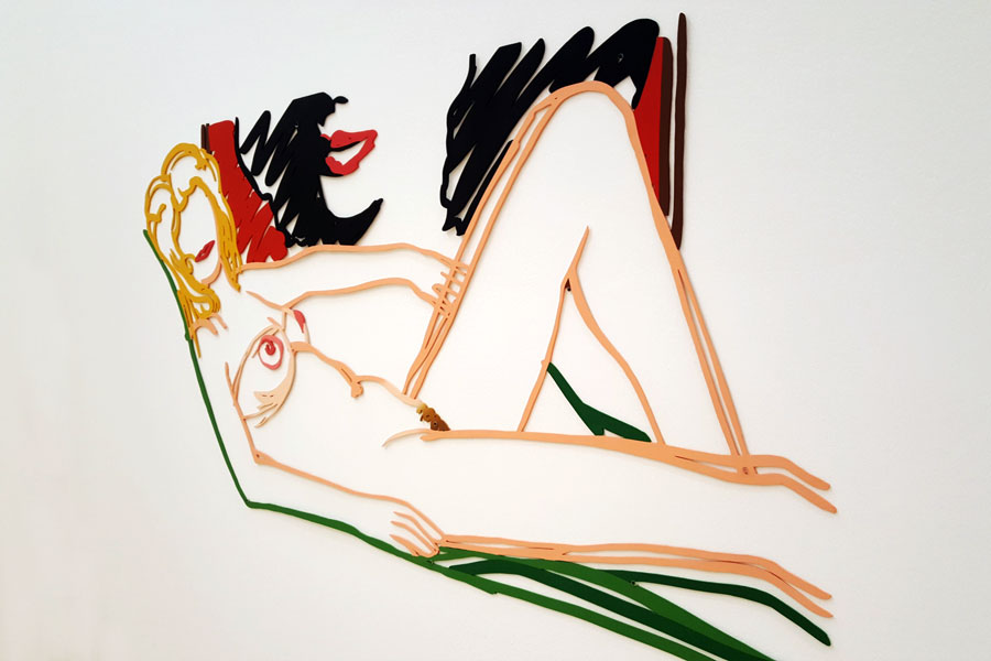 Tom Wesselmann, Rosemary liegend bei Liz, 1989-91