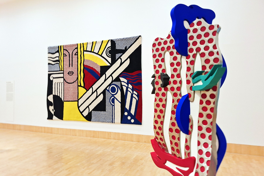 Donated With Love, Ausstellungsansicht, Schenkung Roy Lichtenstein