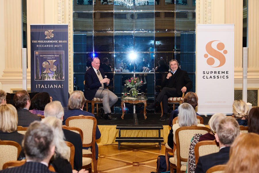 Paul Halwax, Riccardo Muti © Stefan Burghart
