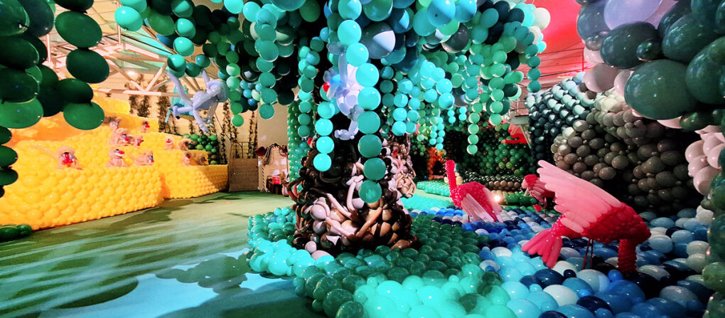 LUFTBALLONWELTEN, Ausstellungsansicht