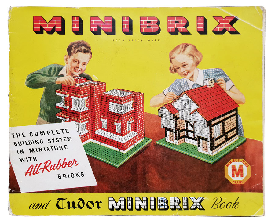 Minibrix-Baukasten, Premo Rubber Co. Ltd., England, 1940er Jahre © Sammlung Claus Krieger 